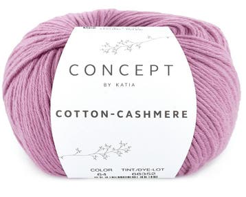 Katia Concept Cotton-Cashmere - 97 Oudroze - Garen, Ophalen of Verzenden, Nieuw