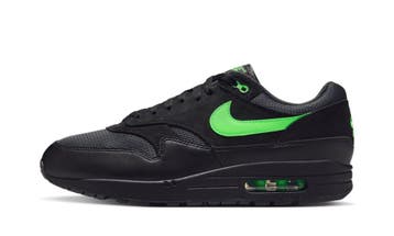 Nike Air Max 1 Essential Black Green Strike, Nieuw