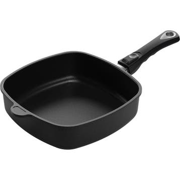 AMT Gastroguss Vierkante hapjespan 26 x 26 cm hoogte 7 cm..., Ophalen of Verzenden, Nieuw, Aluminium, Overige typen