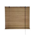 Bamboe rolgordijn Zoë - Bruin - 80 x 220 cm - Bamelle, Huis en Inrichting, Verzenden, Nieuw, Bruin