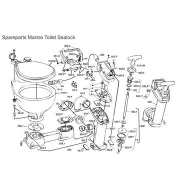 RM69 Reparatieset handpomp, Watersport en Boten, Ophalen of Verzenden, Nieuw
