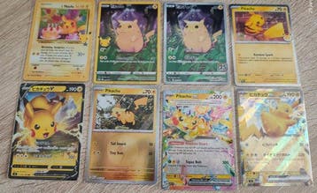 Pokémon - 8 Card - Pikachu Event exclusive of tournament, Nieuw