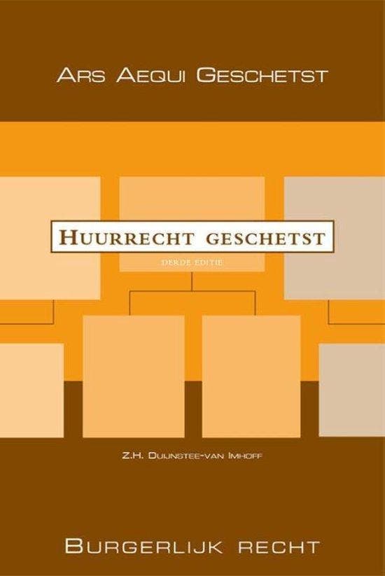 9789069168494 Ars Aequi Geschetst - Huurrecht geschetst B..., Boeken, Schoolboeken, Zo goed als nieuw, Verzenden