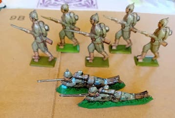 MEIER,FISHER,DISTLER,CKO - Militaire miniatuur beeldjes -, Nieuw