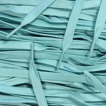 Glow in the Dark veters - Babyblauw • 120  cm x 9 mm, Ophalen of Verzenden, Nieuw