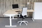 Hoekbureau ronde zit TUBE wit 200x160, Ophalen of Verzenden, Nieuw in verpakking