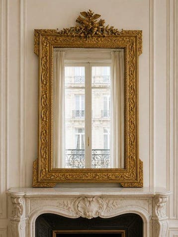 Spiegel - Hout - Napoléon III - H.145cm