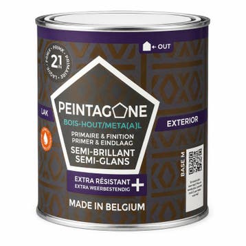 Peintagone Exterior Semi-Glans – Primer & Eindlaag in Éé, Overige kleuren, Nieuw, Ophalen of Verzenden, Verf