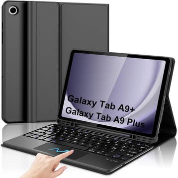 Samsung Tab A9 Plus Hoes m. Toetsenbord | Tweedekansje OP=OP, Computers en Software, Tablet-hoezen, 11 inch, JADEMALL, Nieuw, Bescherming voor- en achterkant