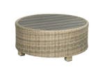 beach7 birdwood footstool tafel rond corn, Nieuw, Wicker