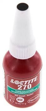 Loctite 270 Groene 10 Ml Draadlock, Verzenden, Nieuw