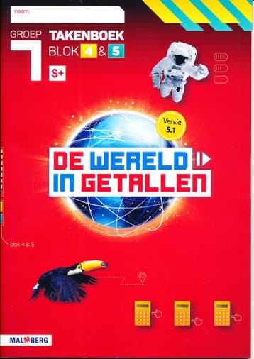 De Wereld  in Getallen versie 5.1 10-delig pakket groep 7 S+, Boeken, Verzenden, Nieuw