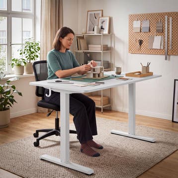 Elektrisch in hoogte verstelbaar bureau Loki, 2 standen, Verzenden, Nieuw
