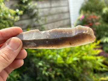 Mesolithisch / Epipaleolithisch Silex Mes-schede - 133 mm