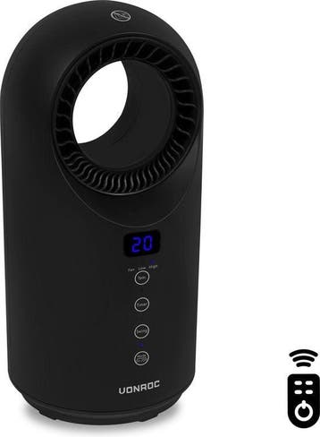 2dekans | VONROC Elektrische kachel – 1000W/1500W –, Ophalen of Verzenden, Zo goed als nieuw