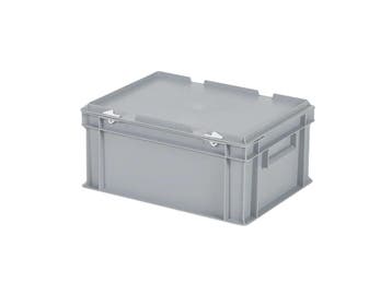 Stapelbak met deksel - 400 x 300 x H 190 mm (gladde bodem) -, Ophalen of Verzenden, Nieuw
