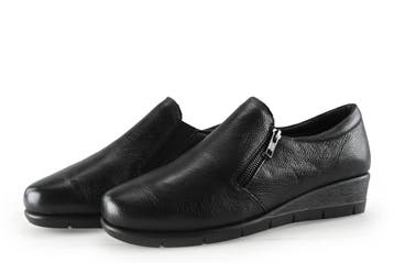 Hush Puppies Instappers in maat 40 Zwart, Verzenden, Zo goed als nieuw, Hush Puppies, Instappers