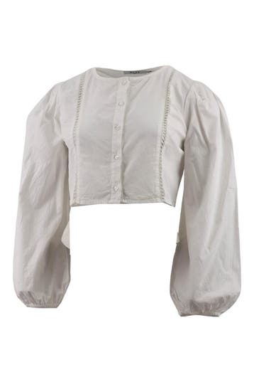Na-kd Blouse in maat 36 Wit, Na-kd, Verzenden, Zo goed als nieuw, Wit