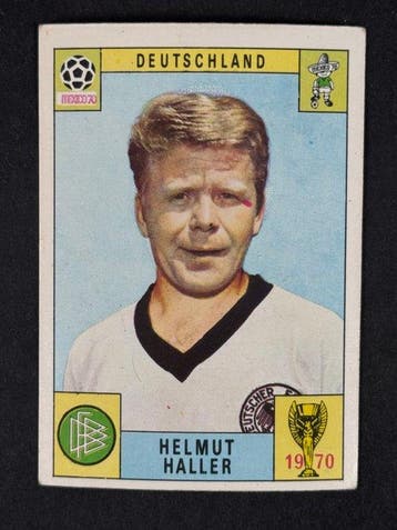 1970 Panini Mexico 70 World Cup, - Germany: Helmut Haller -, Nieuw