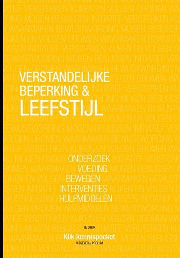 9789492711915 Verstandelijke beperking  Leefstijl, Verzenden, Nieuw, Tjitske Gijzen