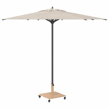 vidaXL Parasolvoet 26.75 kg Licht Hout Vierkant Verstelbaar, Tuin en Terras, Verzenden, Nieuw, Minder dan 1 meter, Parasolvoet