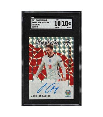 2021 Panini Mosaic - UEFA EURO 2020 Scripts - Jack Grealish, Nieuw