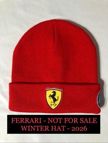 Ferrari HP - Formule 1 - Winter Hat - 2026 - Teamkleding, Nieuw