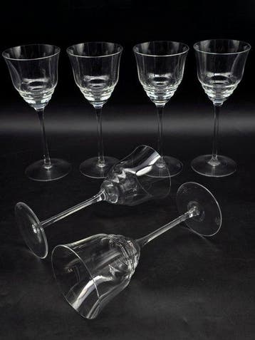 Richard Ginori - Drinkservies (6) - Galatea - Kristal - Rode