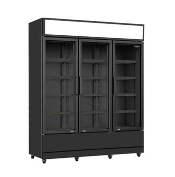 Combisteel Koelkast | 1200L | Zwart | +1°C/+10°C | Geforceer, Witgoed en Apparatuur, Koelkasten en IJskasten, Ophalen of Verzenden