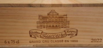 2022 Château Giscours - Margaux 3ème Grand Cru Classé - 6, Nieuw