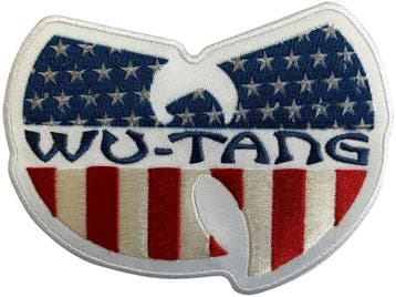 Wu-Tang Clan Star-Spangled Logo- Patch officiële merchandise, Ophalen of Verzenden, Nieuw, Kleding