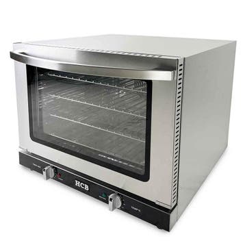 HCB Heteluchtoven - convectie - 66 liter - 230V - RVS, Verzenden, Nieuw in verpakking, Ovens, Magnetrons en Steamers