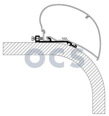 Thule Flat Roof Adapter 550, Nieuw
