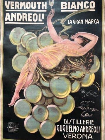 Bresciani - Vermouth Bianco Andreoli Verona Manifesto