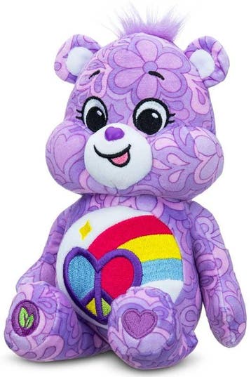 Care Bears knuffelbeer 22cm - Peace van €14,99 voor €7,49, Ophalen of Verzenden, Nieuw