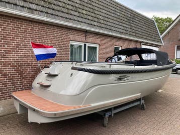 Primeur 715 met Suzuki 60 pk | snelvarend! | Compleet |, Nieuw, Polyester, Benzine, Buitenboordmotor