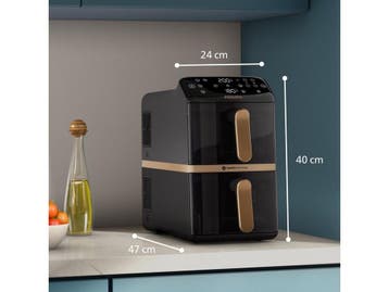 Philips 4000 series - Gestapelde Airfryer - 10 liter - 2, Verzenden, Zo goed als nieuw