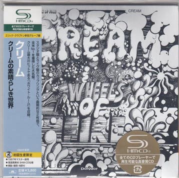 cd digi - Cream - Wheels Of Fire (Japan, with OBI), Verzenden, Zo goed als nieuw