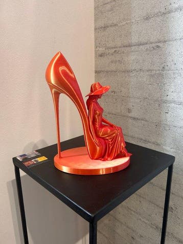 Andrea Giorgi - Elegance (orange/red), Antiek en Kunst