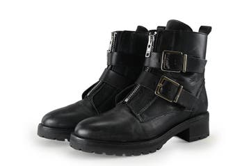 Sacha Biker boots in maat 39 Zwart, Verzenden, Zwart, Overige typen, Zo goed als nieuw