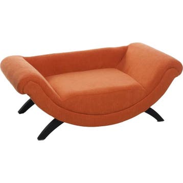 Sofa Dingo ligbank rechthoekig voor hond en kat oranje Pe..., Verzenden, Nieuw