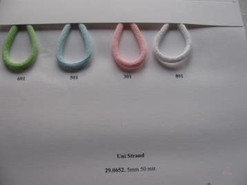 Koord Uni Strand 800 Pearl Champ rol 50 meter, Ophalen of Verzenden, Nieuw