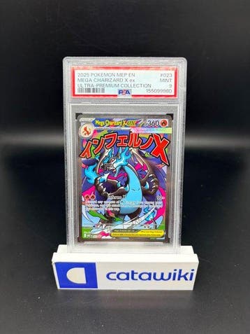 Pokémon - 1 Graded card - Mega Charizard X ex MEP 023 PSA 9, Nieuw