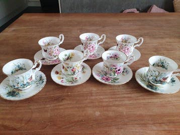 Tafelservies (7) - Meadow Field - Been, Porselein - Country