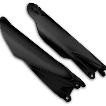 Cycra 15+ Yamaha WR250F Fork Guards - Black, Ophalen of Verzenden