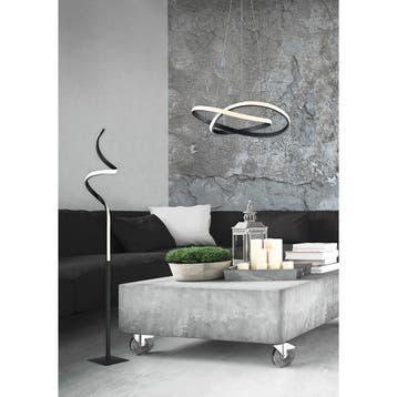 Vloerlamp - Dimbaar - 1-lichts - Mat Zwart, 100 tot 150 cm, Nieuw, Overige fittingen, Ophalen of Verzenden