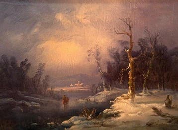 Attributed to Regis François Gignoux (1816-1882) - Nevicata