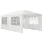 Partytent met zijwanden - 3x6 m - Wit, Verzenden, Nieuw