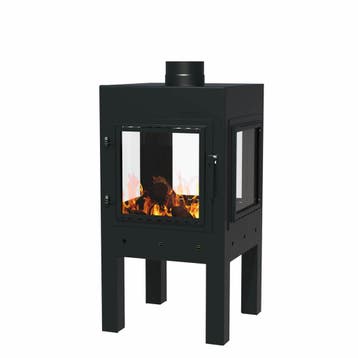 Cortenstaal gecoat tuinhaard Digna 50x50x95cm, Nieuw