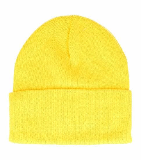 Beanie Muts - Basic - Unisex - Geel, Kleding | Dames, Hoeden en Petten